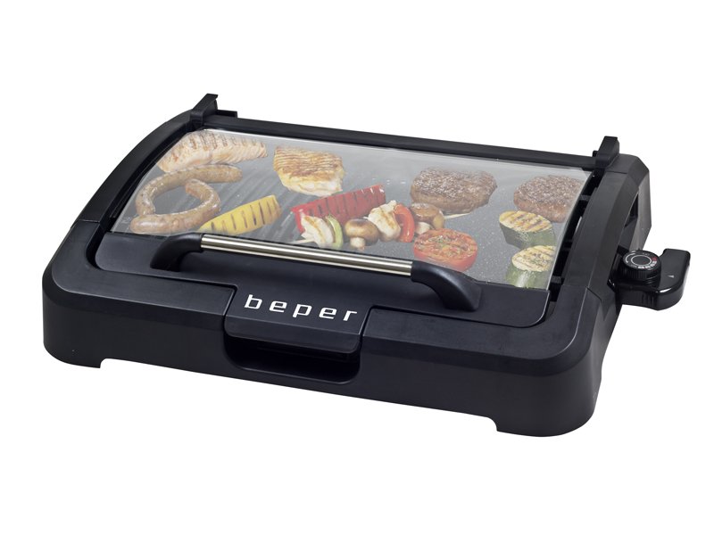 BARBECUE-GRILL Cloer 6720 Barbecue Grill Elettrico Coperchio in vetro NUOVO B-Ware 