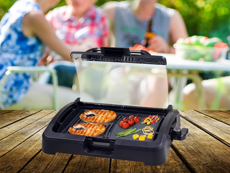 Barbecue elettrico con coperchio - Beper