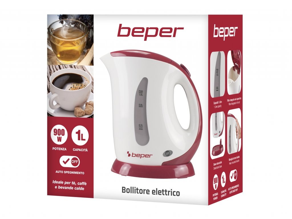 Bollitore elettrico 1 litro - Beper