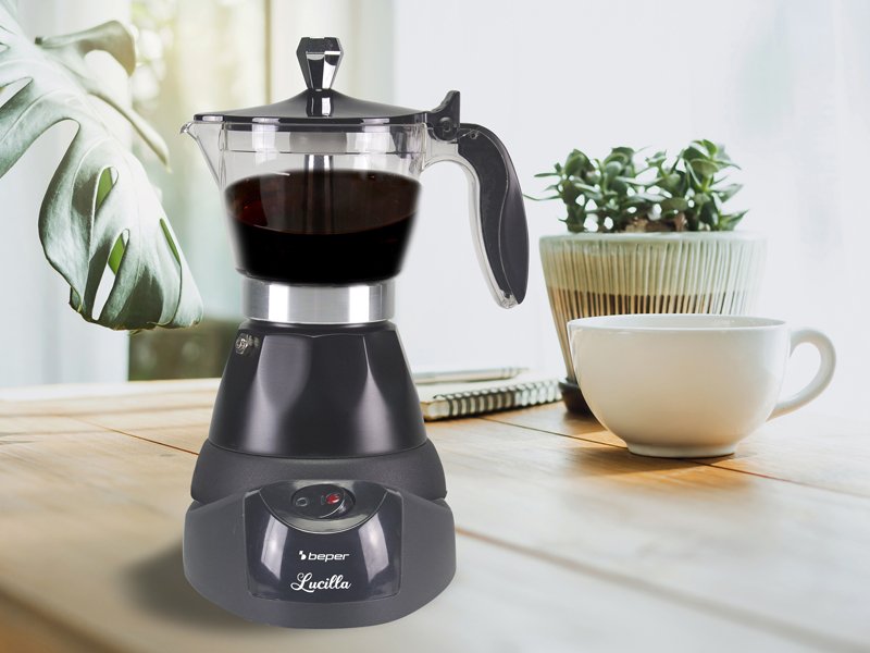 Electric Espresso Coffee Maker with timer - Beper