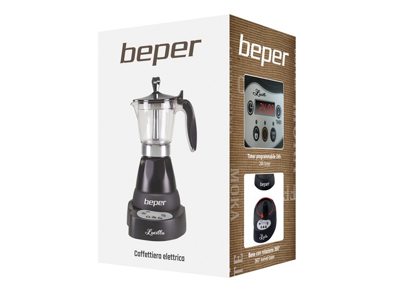 Electric Espresso Coffee Maker with timer - Beper