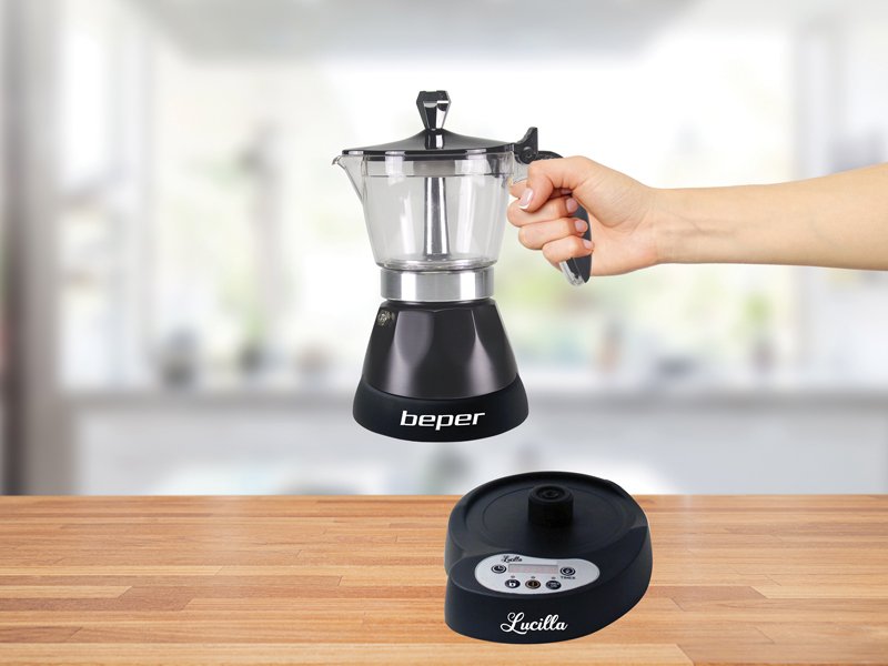 Electric Espresso Coffee Maker with timer - Beper