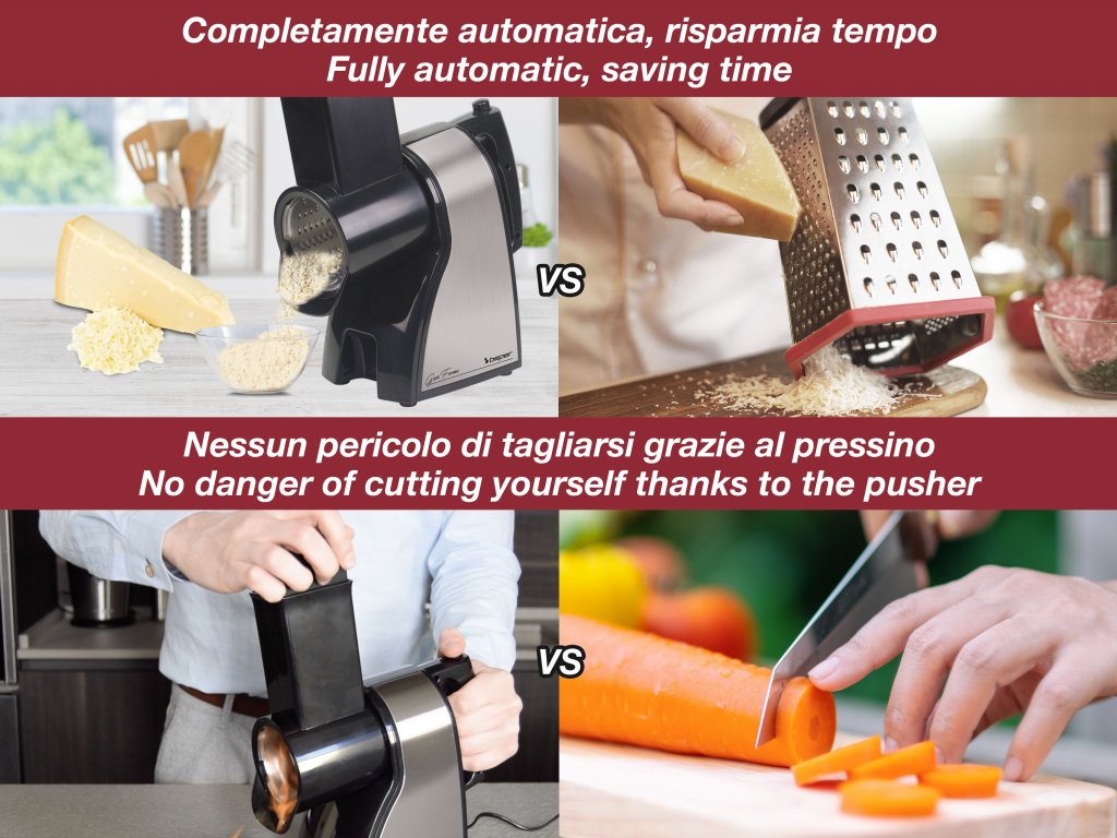 Grater and vegetable slicer - Beper