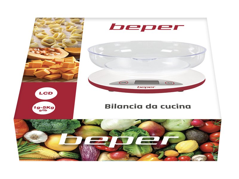 Bilancia elettronica da cucina con ciotola - Beper