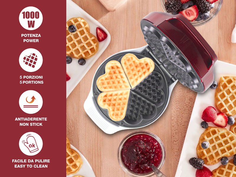 Piastra per waffles 