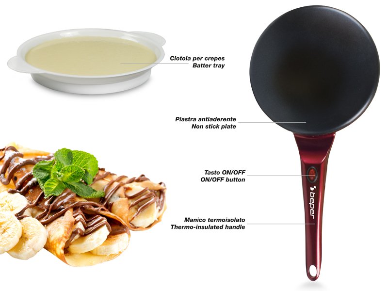 Multi-functional Crepe Maker, Electric Pancake Pan, Home Pancake