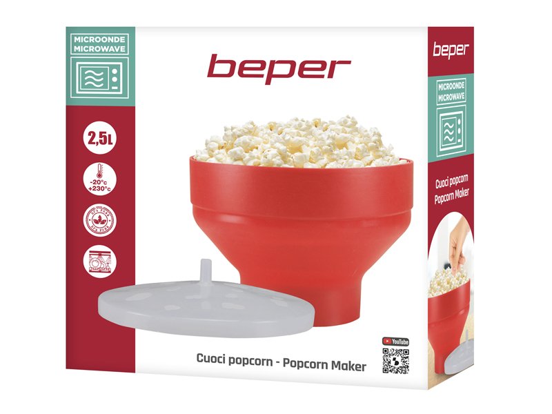 Mini Popcorn maker/Cuoci Popcorn per forno a microonde cm Ø12,8x8,5 –  Schönhuber