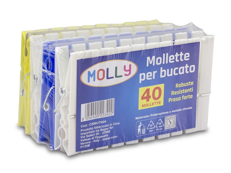 MOLLETTE DA BUCATO - 40 PEZZI - Beper