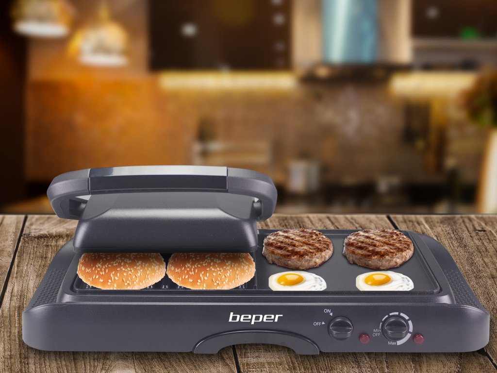 MegaChef Reversible Indoor Grill and Griddle with Removable