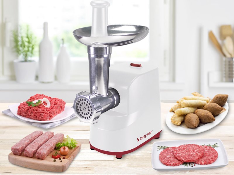 Electric meat grinder with tomato juicer - Beper