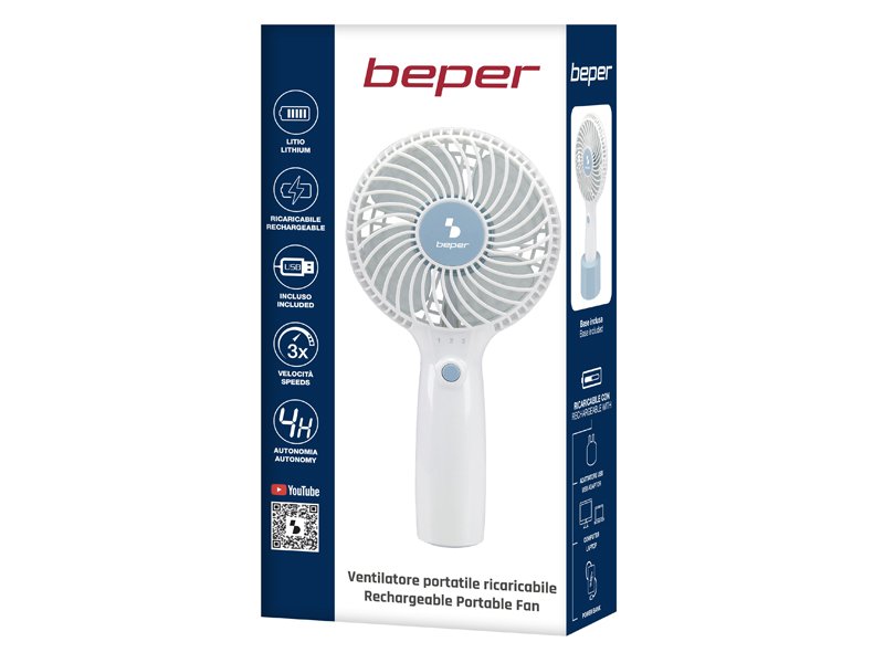 Ventilatore ricaricabile portatile - Beper