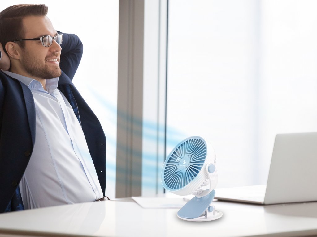 Mini ventilateur autonome rechargeable