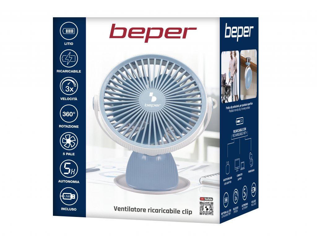 Mini ventilatore clip - Beper